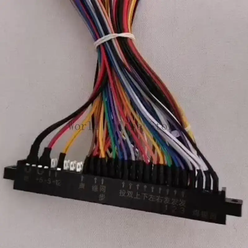 كبل تمديد زر 28P موصلات لوحة الذهب سهولة التثبيت للعبة 87HC