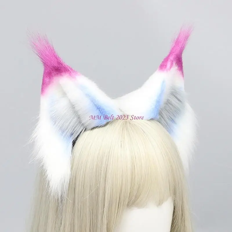 49me Artificial Ear Hoofdband voor cosplay Drading Masquerades Party Kostuum Haarband Anime Character Cijfers voor formeel