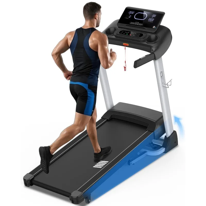 Treadmills for Home, 18% Auto Incline, Heavy Duty 400LBS Capacity