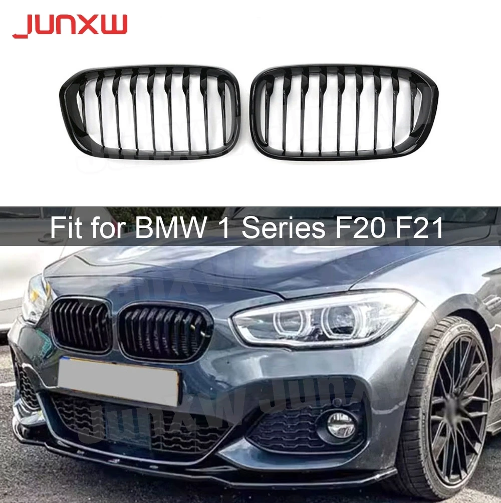 ABS Carbon Look for BMW 1 Serise F20 F21 2015-2018 Front Bumper Grill Mesh Grills Car Accessories Front Bumper Grill Body Kits