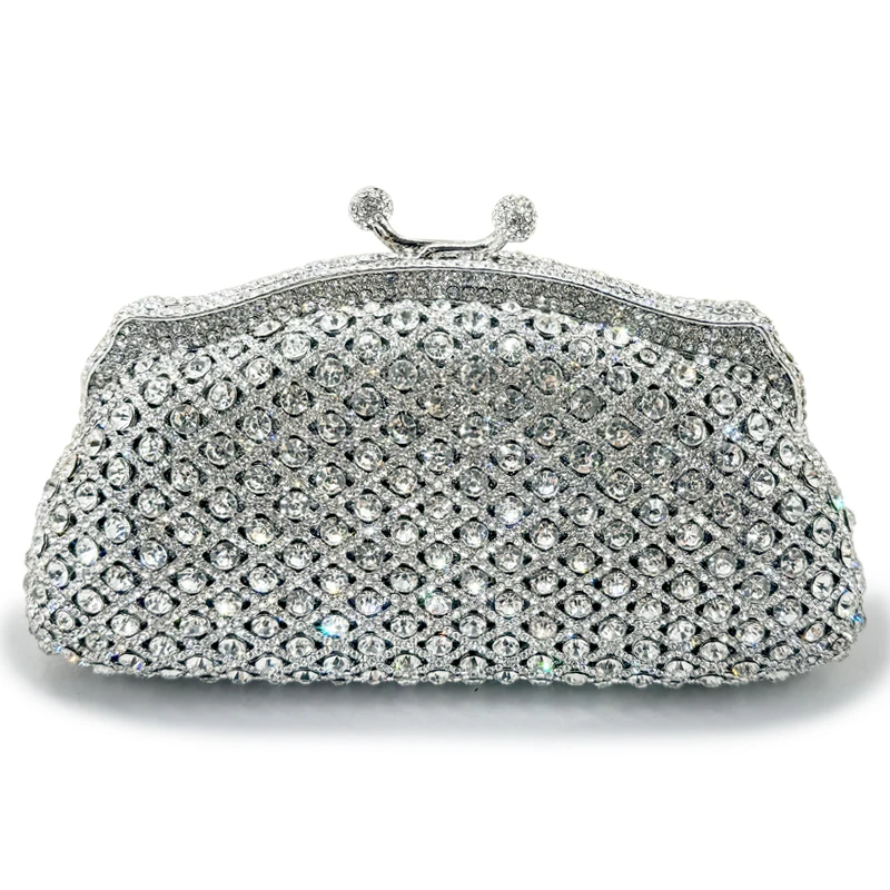 Multi Crystal Glass Women Evening Bags Rhinestone Dinner Bag Luxury Designer Handbags Diamond Banquet Clutch Purse Party Bags