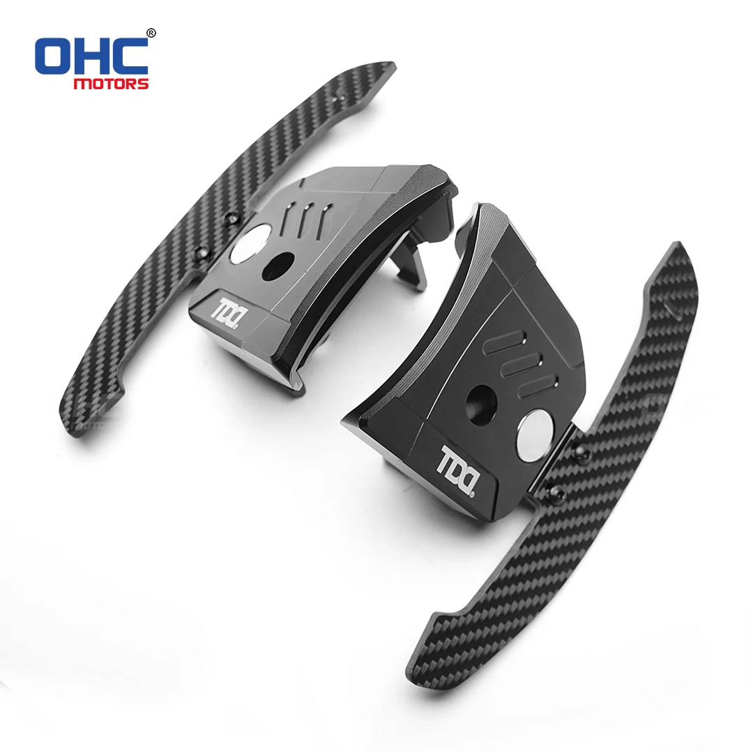 

OHC Carbon Fiber Magnetic Steering Wheel Paddle Shifters For Fiat 500 Abarth 595 695 2015-2024 Magnetic Attraction Function