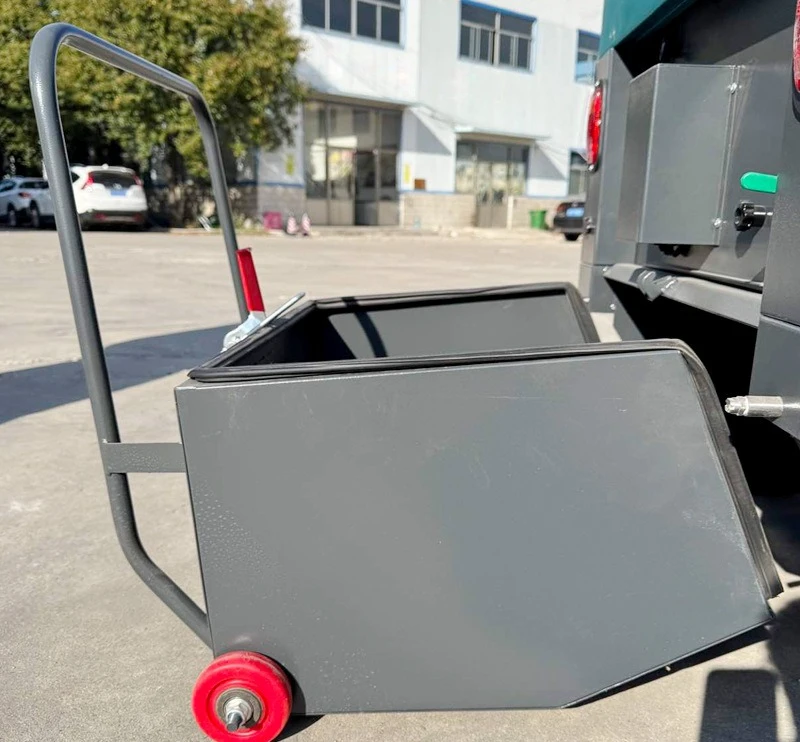 Electric Industrial Sweeper Factory Area Workshop Sweeper Property Community Outdoor Road Garbage Fallen Leaf Sweeper