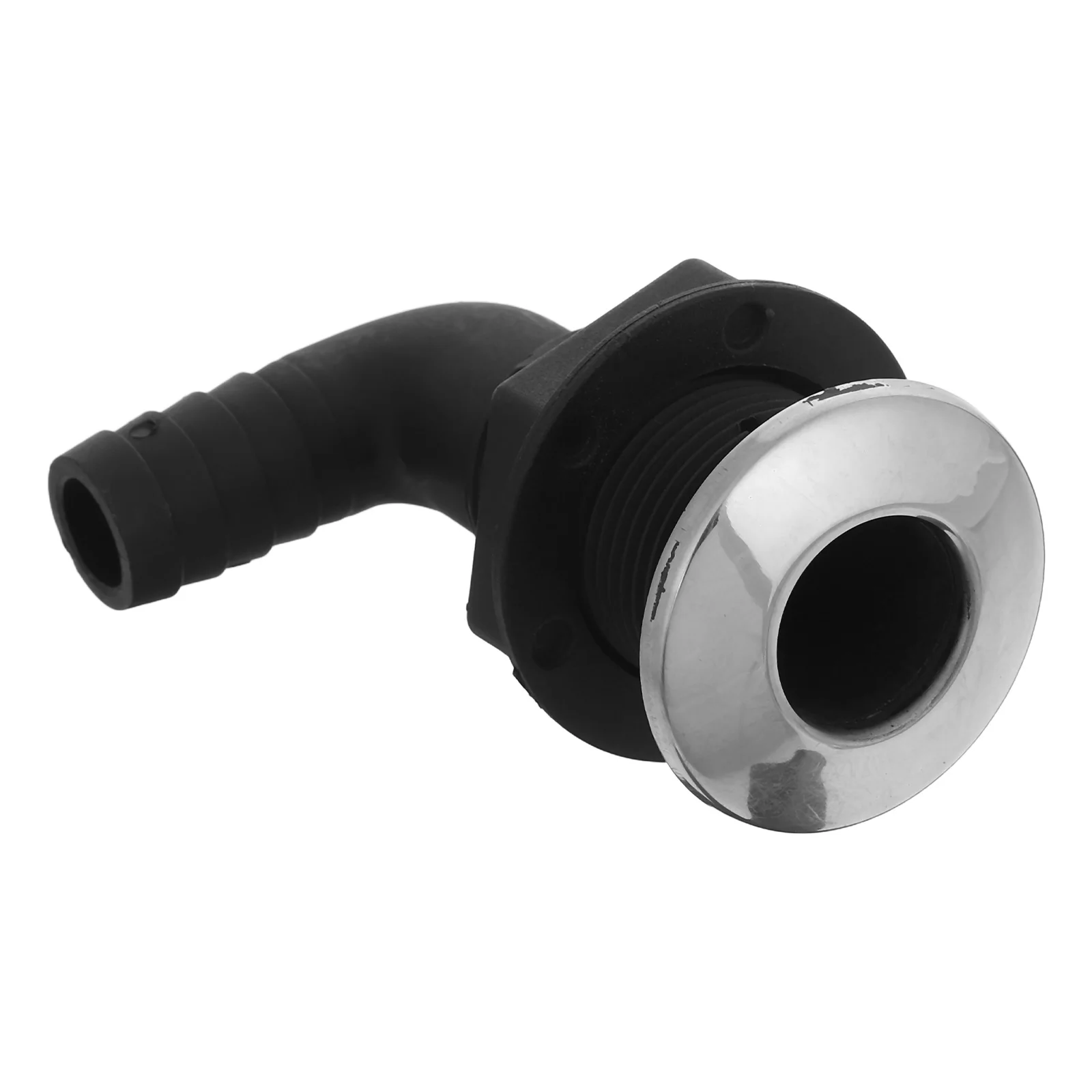

Durable 90 Degree Nylon Boat Elbow Fitting Drain Connector Bilge Pump Outlet Leakproof Weather-Resistant Thru Hull