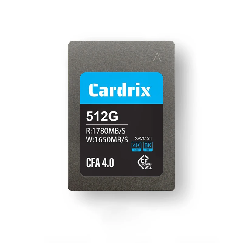 بطاقة ذاكرة Cardrix CFA cfexpress من النوع A مناسبة لسوني a7m4/a7s3/a7r5/a1/fx3