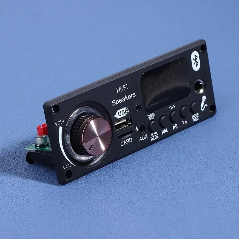 DC 12V MP3 BT Decoding Board Car Audio Mp3 Decoder Bt 5.3 Without Amplifier USB TF FM Radio Module Color Screen MP3 Player