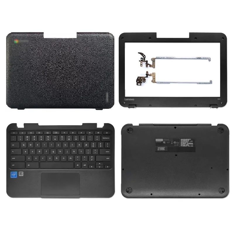 

NEW Laptop LCD Back Cover/Front Bezel/Hinges/Palmrest Keyboard/Bottom Case For Lenovo Chromebook N22 Series Laptops Case