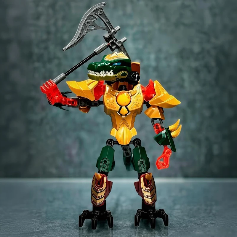NUEVO Set de Bloques de Construcción 2 en 1 CHIMA, Cocodrilo Chi, Tribo Fénix, MOC, Figuras de Acción de Anime, Soldado Robot, Juguetes para Niños, Regalo