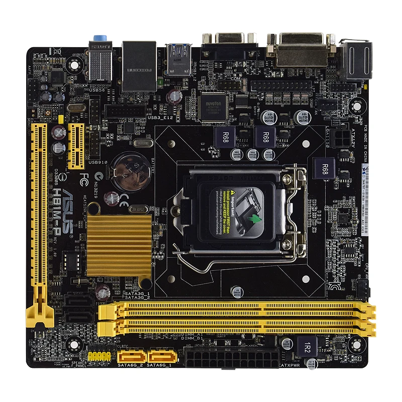 ASUS H81M-P Carte Mère LIncome 1500 Soutien i7-4790K i7-4770K i5-4690K i5-4670K i3-4130 CPU 2xDDR3 1600MHz mATX Carte Mère