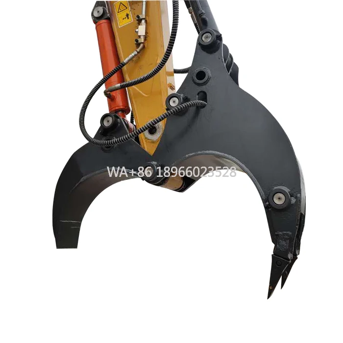 

High Quality Hydraulic Tree Stumper and Rake for Wheel Excavator