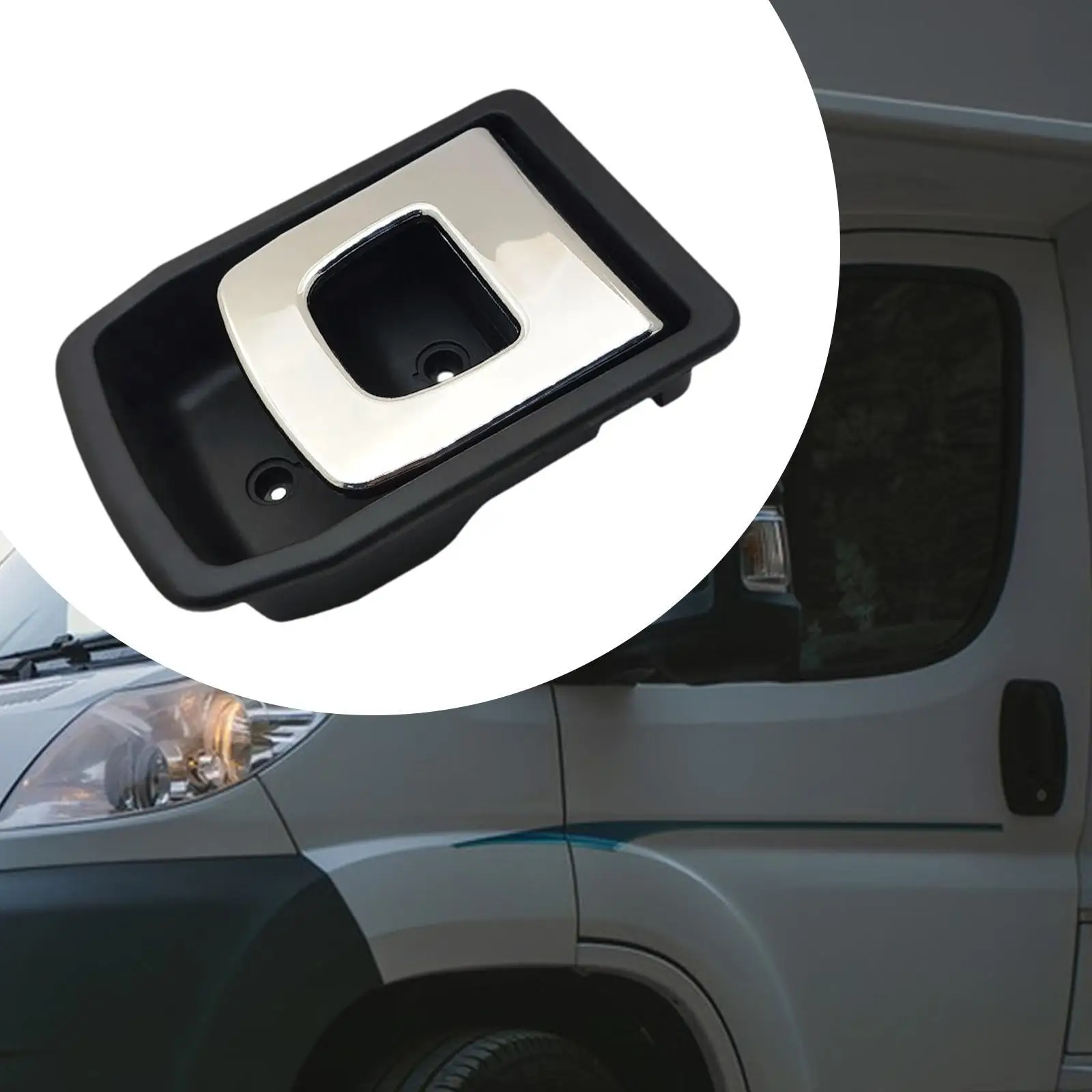 

RV Door Lock Latch Interior Handle Accessories Wear Resistant Versatile Easily Install Spare Parts 6x4inch Replacement
