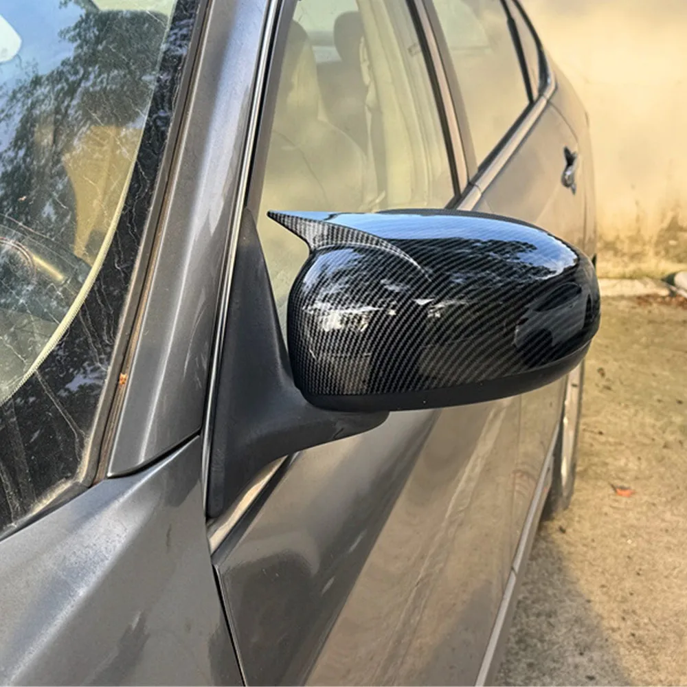 2PCS For Nissan Sentra/Sylphy 2006-2012 Car Rearview Side Mirror Cover Wing Cap Exterior Door Rear View Trim Decoration Part