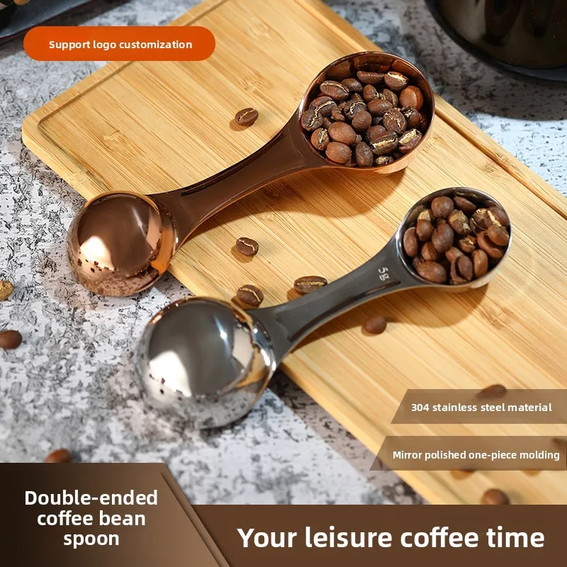 YJQ stainless steel double head measuring spoon coffee powder seasoning seasoning scale measuring spoon quantitative