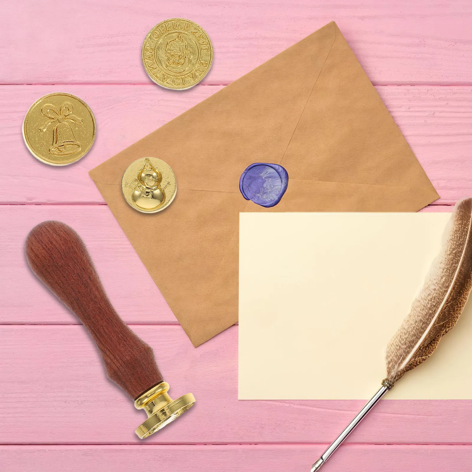 1set-wax-seal-kit-vintage-christmas-alloy-stamp-heads-wooden-handle-retro-wax-seal-stamp-for-invitations-holiday-greeting-cards