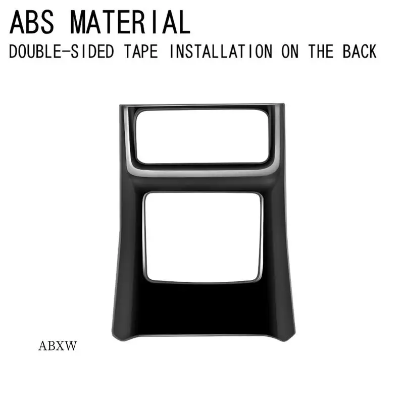 

AW-Для Mazda CX-60 2022-2023 RHD Автомобильный задний кондиционер, вентиляционное отверстие, рамка, противоударная панель, накладка, АБС-пластик, черные детали