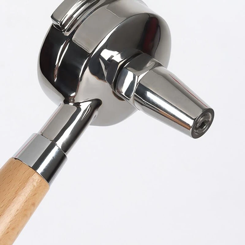 Portafilter de chá com alça de madeira e terno 58mm máquina de café/portafilter de chá/design para saquinho de chá e chá quebrado