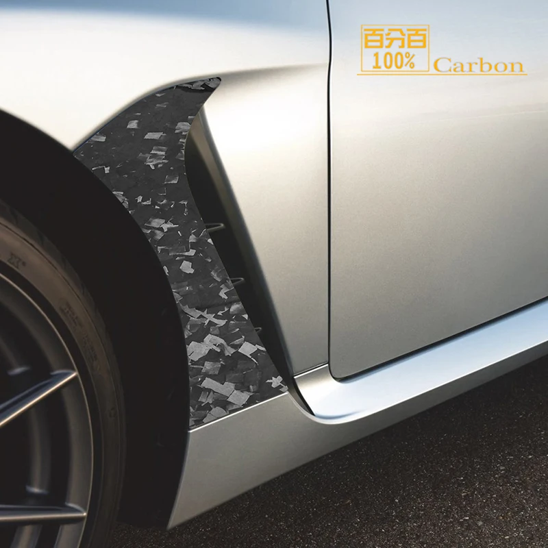 For Subaru BRZ For Toyota GR86 2022 Forged Carbon Fiber Car Fender Side Air Vent Outlet Cover Trim