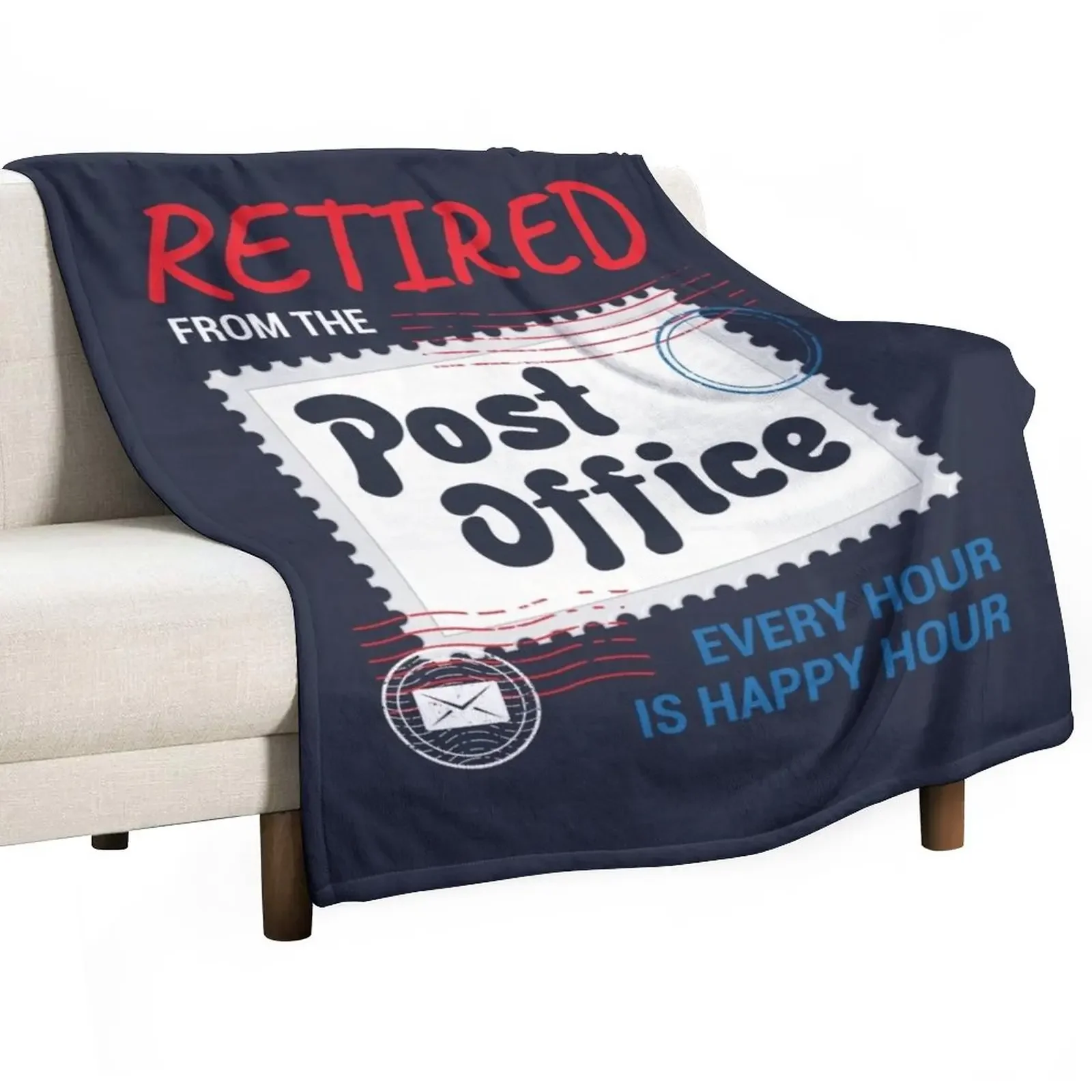 

Retired Postal Worker Throw Blanket Nap Thermal Blankets