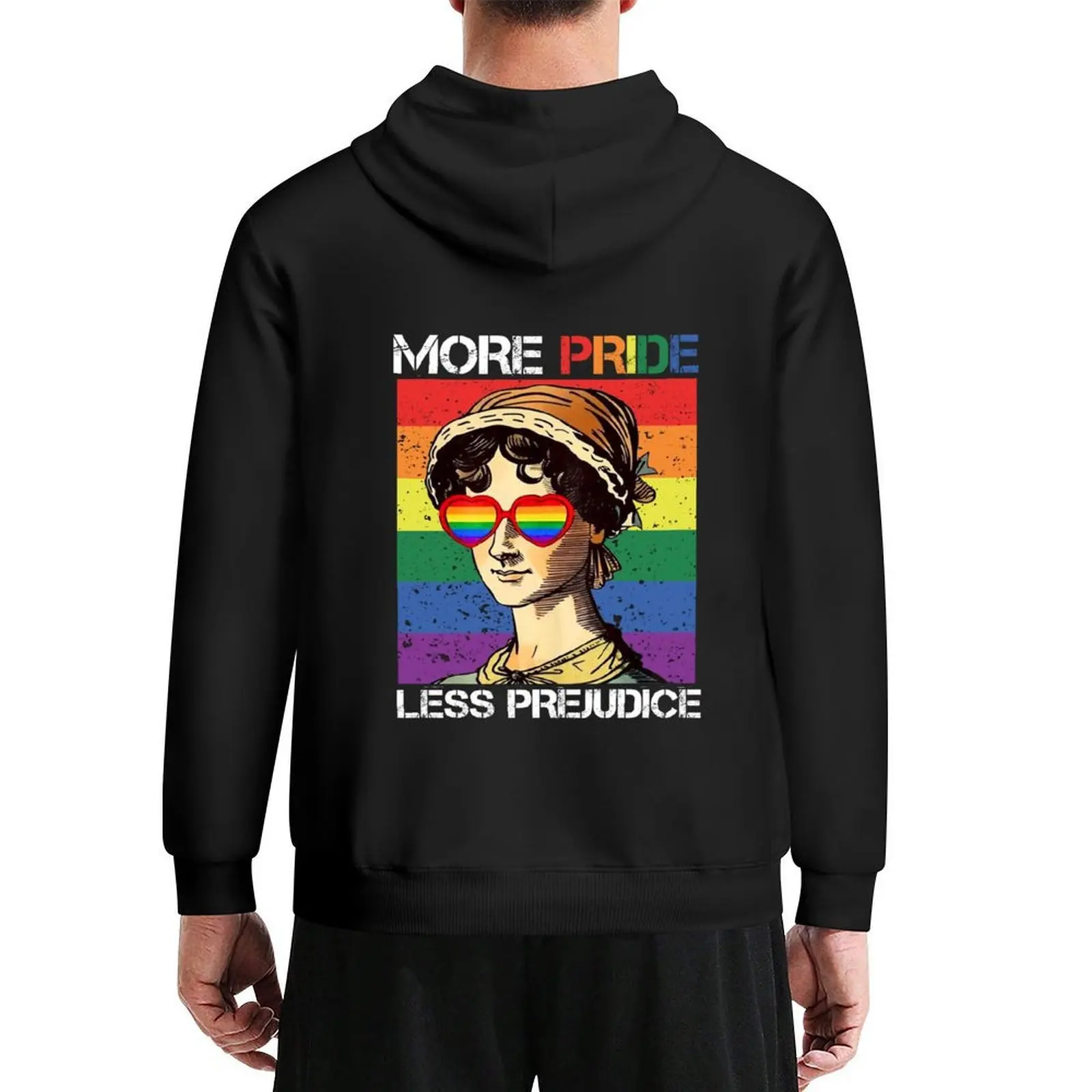 

More Pride Less Prejudice Hoodie fashion men hooded shirt mens designer clothes men clothing mens hoodies