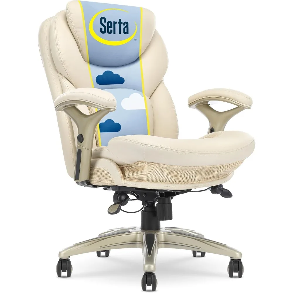 

Motion-Enhanced Ergonomic Executive Desk Chair with Adjustable Lumbar Support