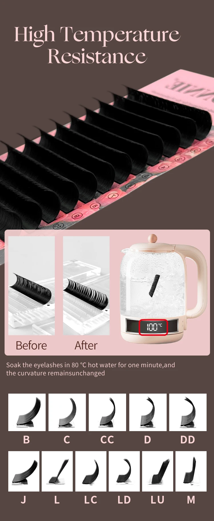 ABONNIE Kaschmir Easy Fan Lashes Extension DIY 2d/3d/4d/10d Nerz Blooming Eye Lash Extensions 0,03/0,05/0,07/0,10 – Detail 9