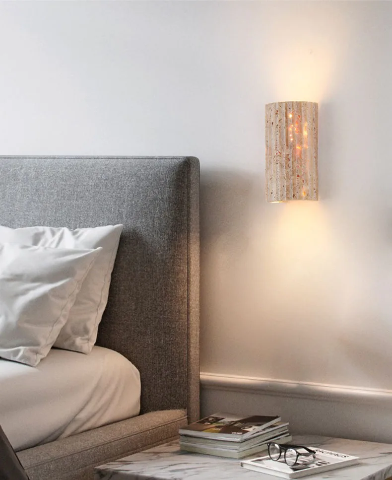 Three-Dimensional Natural Stone Wall Light Outdoor 3000K