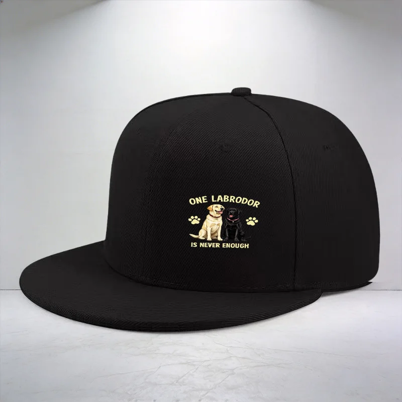 1 Labrador Retriever Print Hip-hop Baseball Cap, Unisex Outdoor Sports Style, Suitable for Travel, as a Birthday Gift, a Home Es