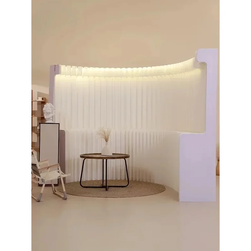 Screen Partition, Booth Wall, Paper Wall, Display Stand, Exhibition Background Folding Screen Room Divider