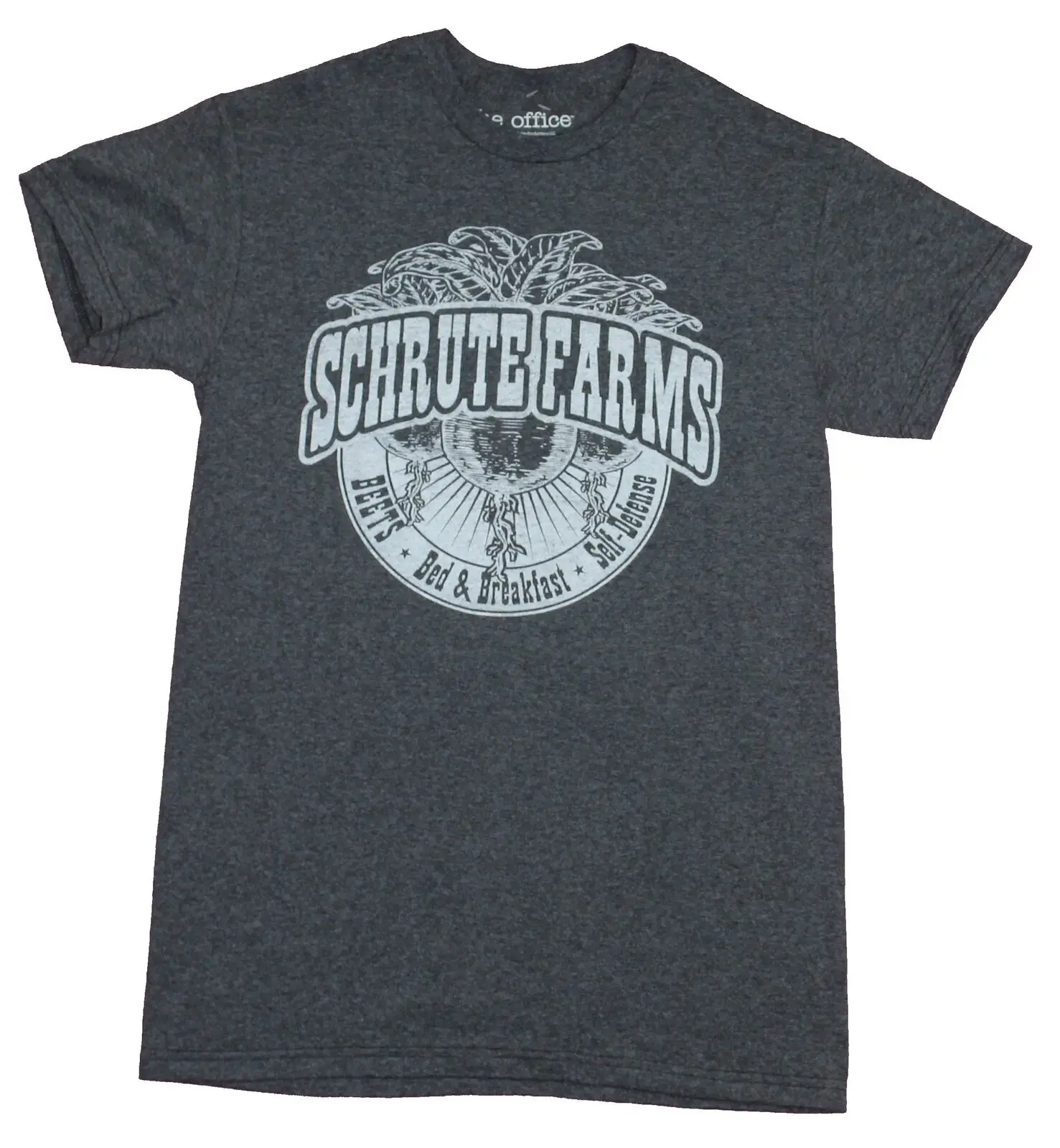 Офисная Мужская футболка Shrute Farm с логотипом и длинным или коротким рукавом