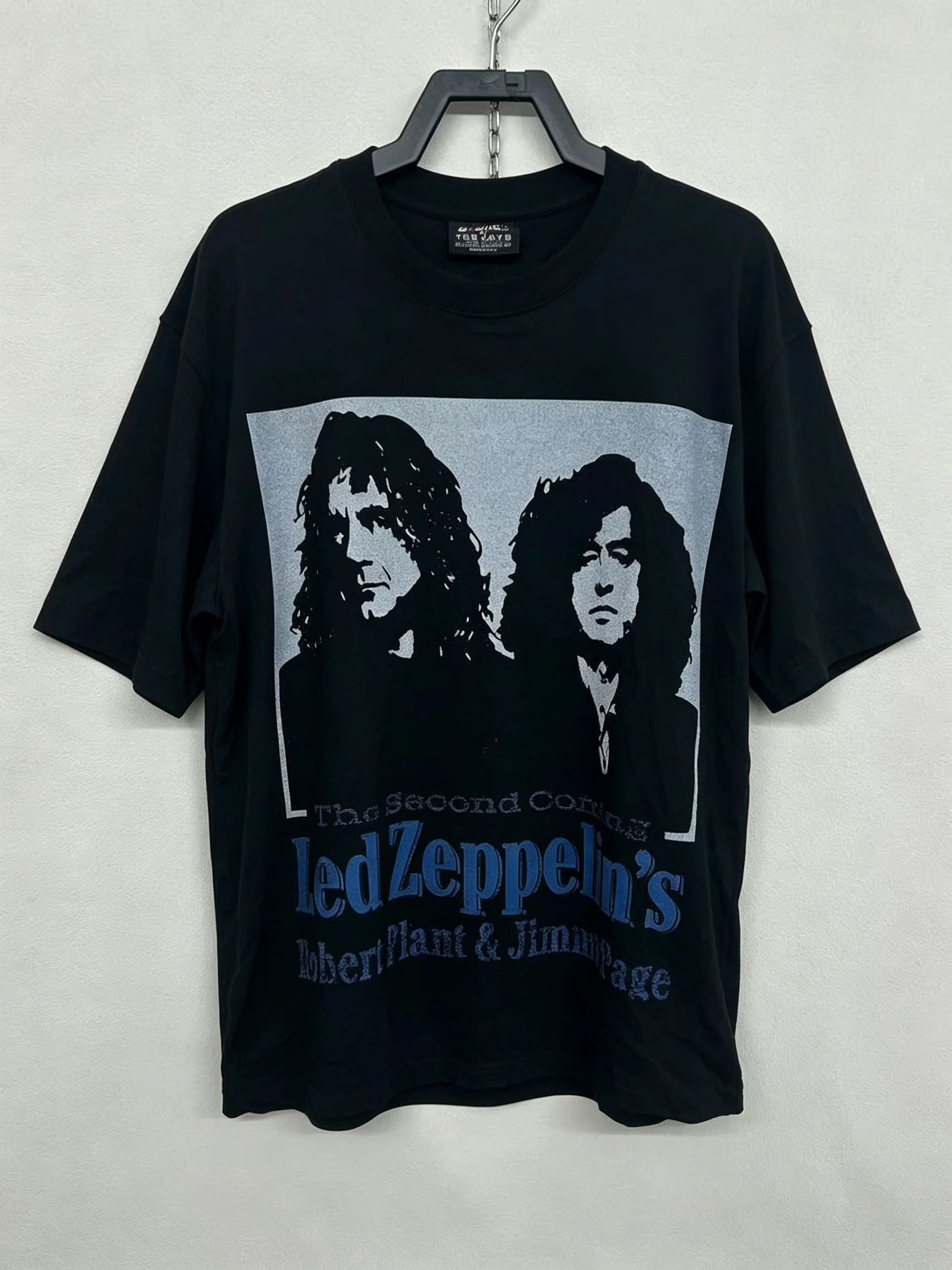 2026 New Rock Family Matching Unisex Oversized T Shirt Vintage Rock Duo Portrait Print Streetwear Tee
