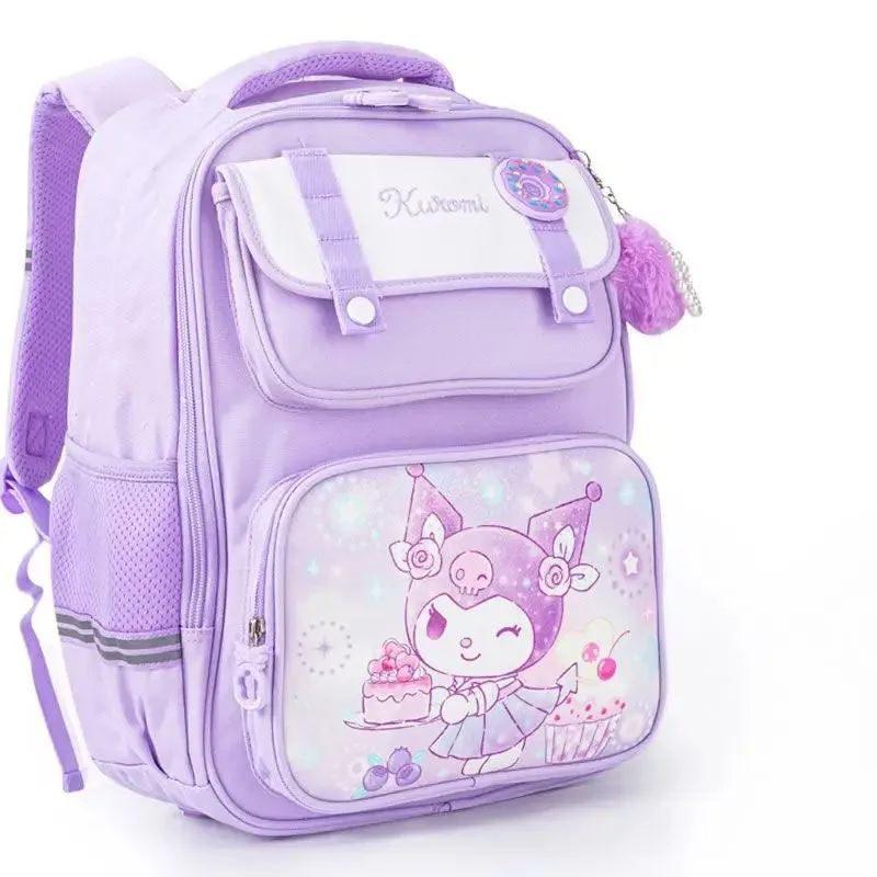 Sanrioed Kuromi Melodie Cinnamoroll Hello Kitty Kinderen Rugzak Schattige Schooltas Student Cartoon Grote Capaciteit Schoudertas Cadeau