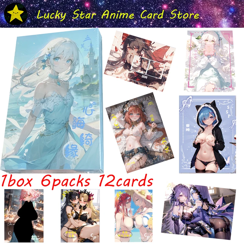 

New Goddess Story Wifu Cards Heart Sea Qi Yuan Card Waifu boxes Goddess Story Sexy Card Waifu Card Collectible Card Toy Gifts