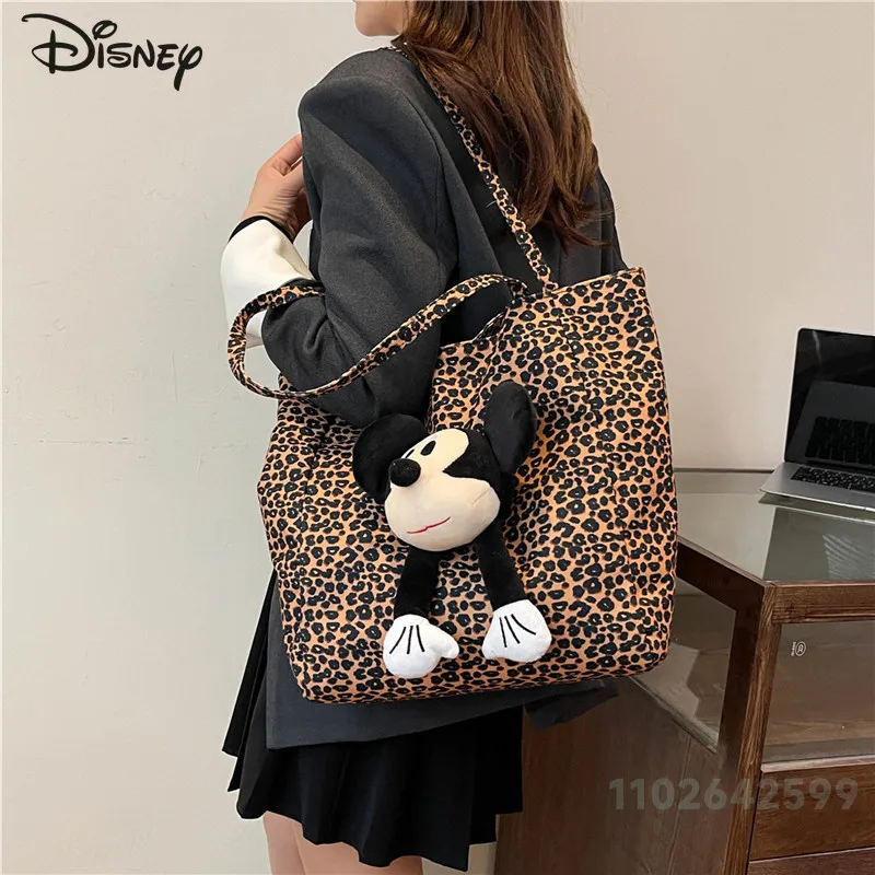 Tas tangan wanita kapasitas besar, tas bahu wanita kapasitas besar, kartun, tas tangan wanita modis dan berkualitas tinggi, tas boneka wanita, baru, Disney Mickey