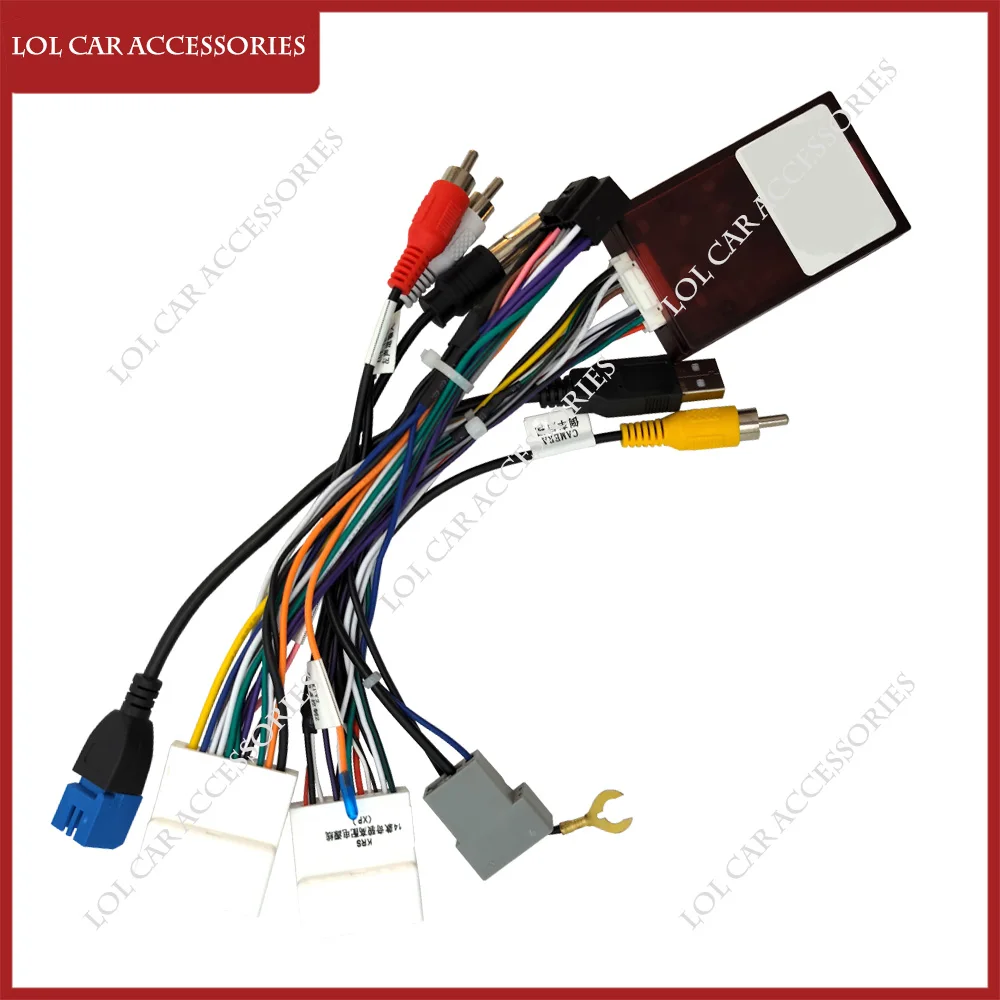 

Power Cable Canbus For NISSAN X-Trail / Qashqai / Kicks 2014 Car Radio GPS MP5 Android Stereo Player Wiring Harness