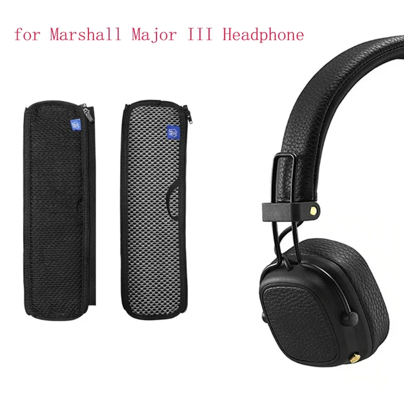 Mesh zipper head beam protective cover Suitable for Marshall Major I II III Wireless Headphone Easy disassembly/cleaning view 2