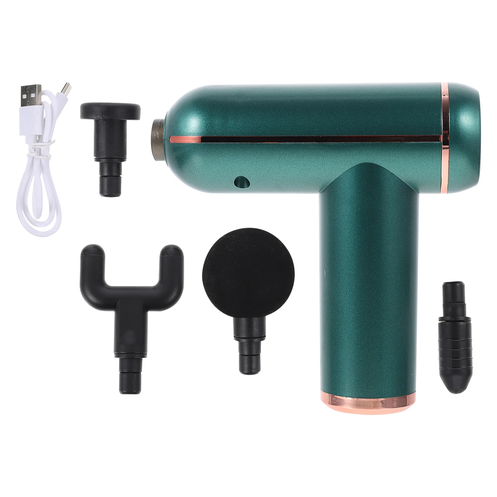 

Портативный электрический массажер для фасции, 6 скоростей, 4 массажных головок, устройство для расслабления мышц, сенсорный экран для глубоких тканей, подходит для путешествий