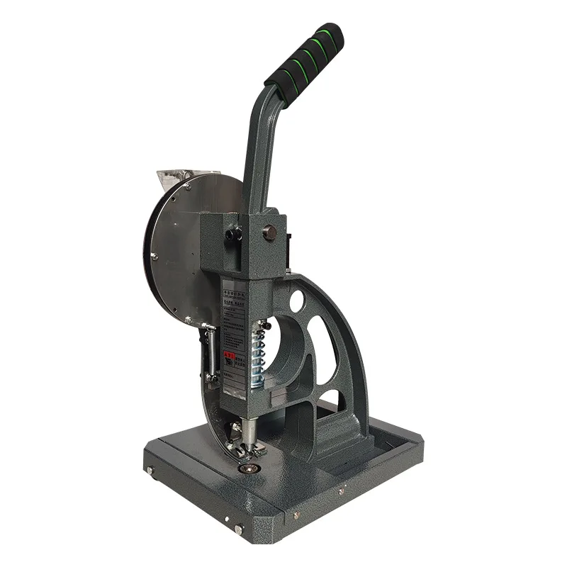 Advertising inkjet cloth semi-automatic corn machine, manual buckle machine, leather fabric punching machine