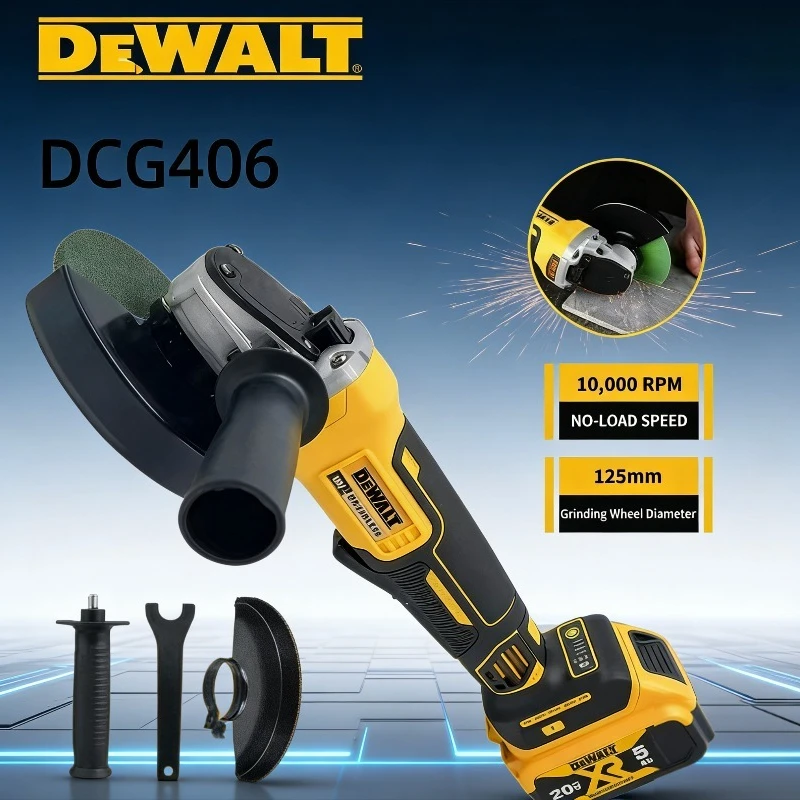 dewalt-dcg406-cordless-brushless-angle-grinder-9000rpm-cutting-machine-125mm-polishing-machine-for-dewalt-battery