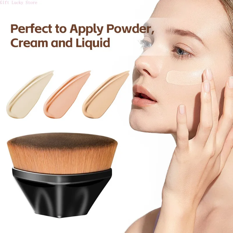 1PC Pennelli per fondotinta Trucco Cosmetici professionali coreani BB Cream Pennello per trucco in polvere Pennello per fondotinta magico con manico corto