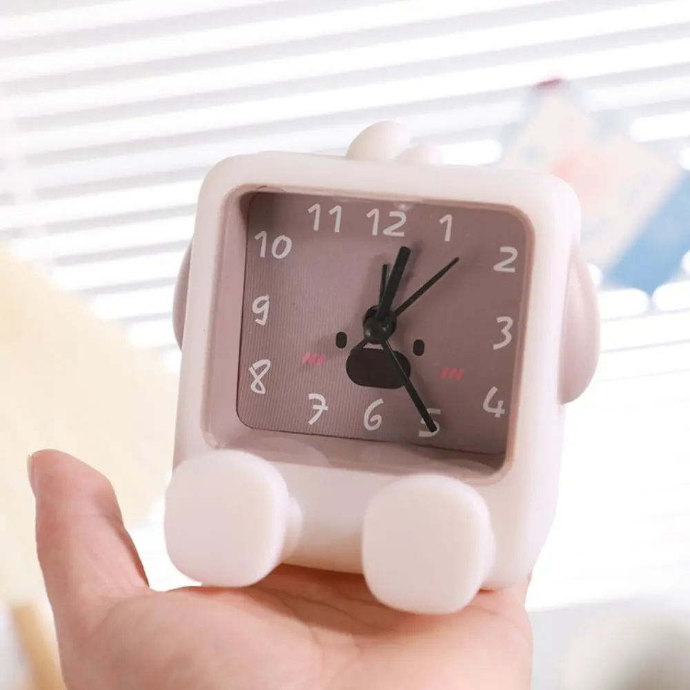 

Phone Stand Desktop Clock Phone Holder Multi-functional Statue Cartoon Children's Alarm Clock Anti-slip Portable