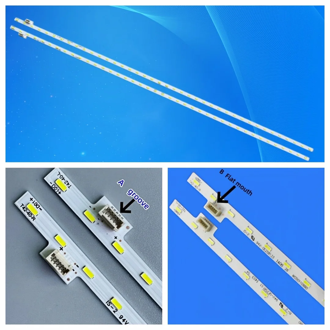 LED Backlight Strip(2)for TV 42LV3551 42LV3550 42LV5500 42P21FBD 42T11-06a 74.42T13.001-0-CS1 42LV470S V.5 74.42TB3.001-1-SHI