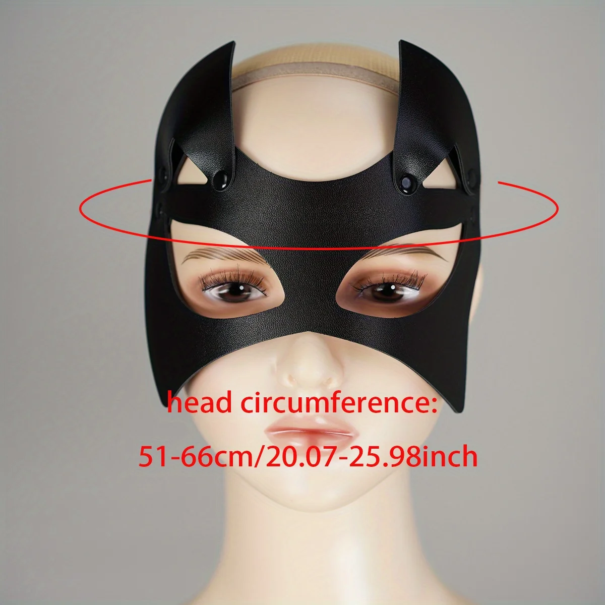المرأة أزياء الجلود قناع تسخير زي تسخير الجلود قناع الوجه زي الغمامة قناع الجلود زي قناع أقنعة تأثيري #6