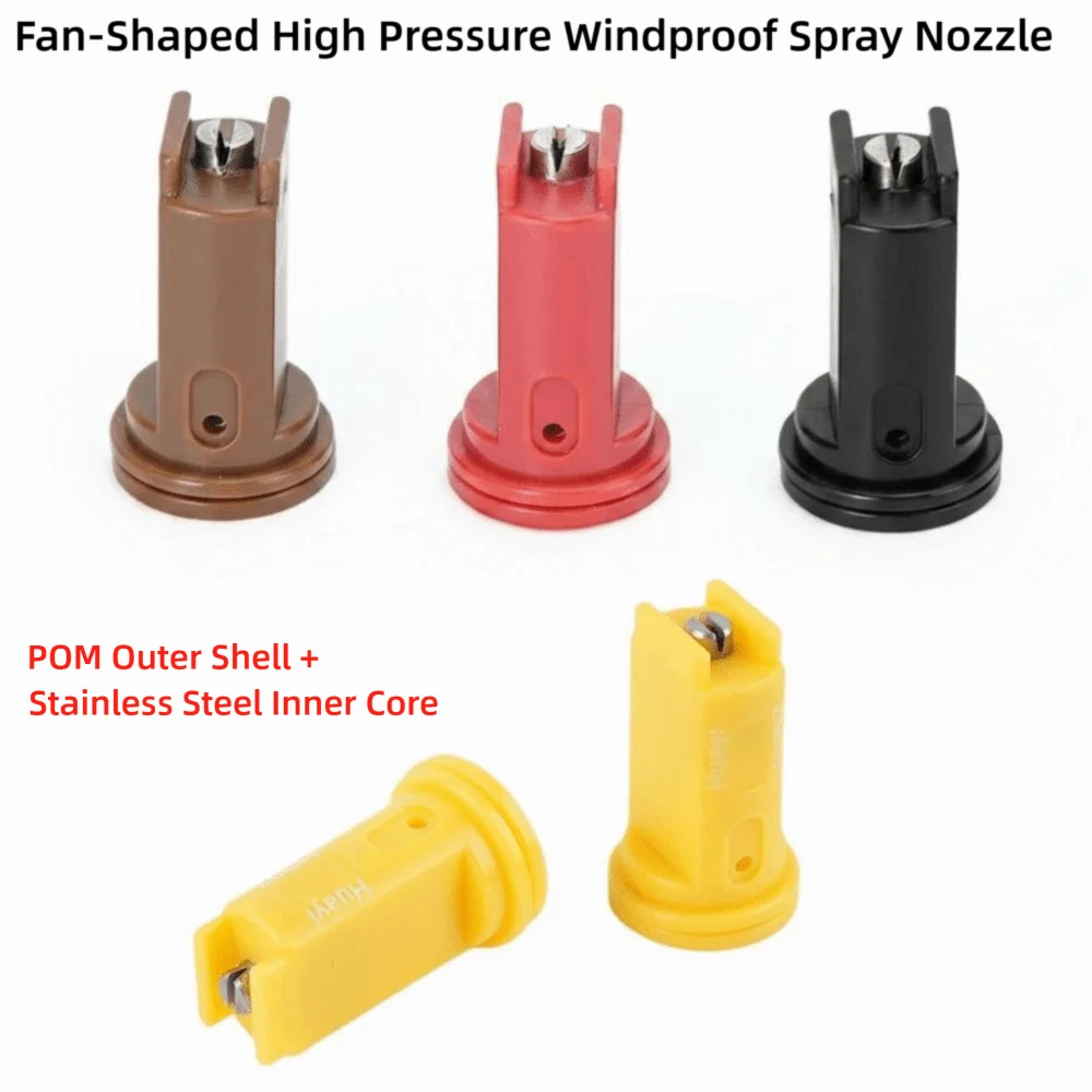Stainless Steel Core Windproof Spray Nozzle Atomization Design High Pressure Anti-Drift Atomizing Nozzle Anti-Drift Fan-Shaped