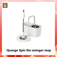 Spin the swinger mop with bucket flat bucket rotating mop for wash floor house home cleaning cleaner easy