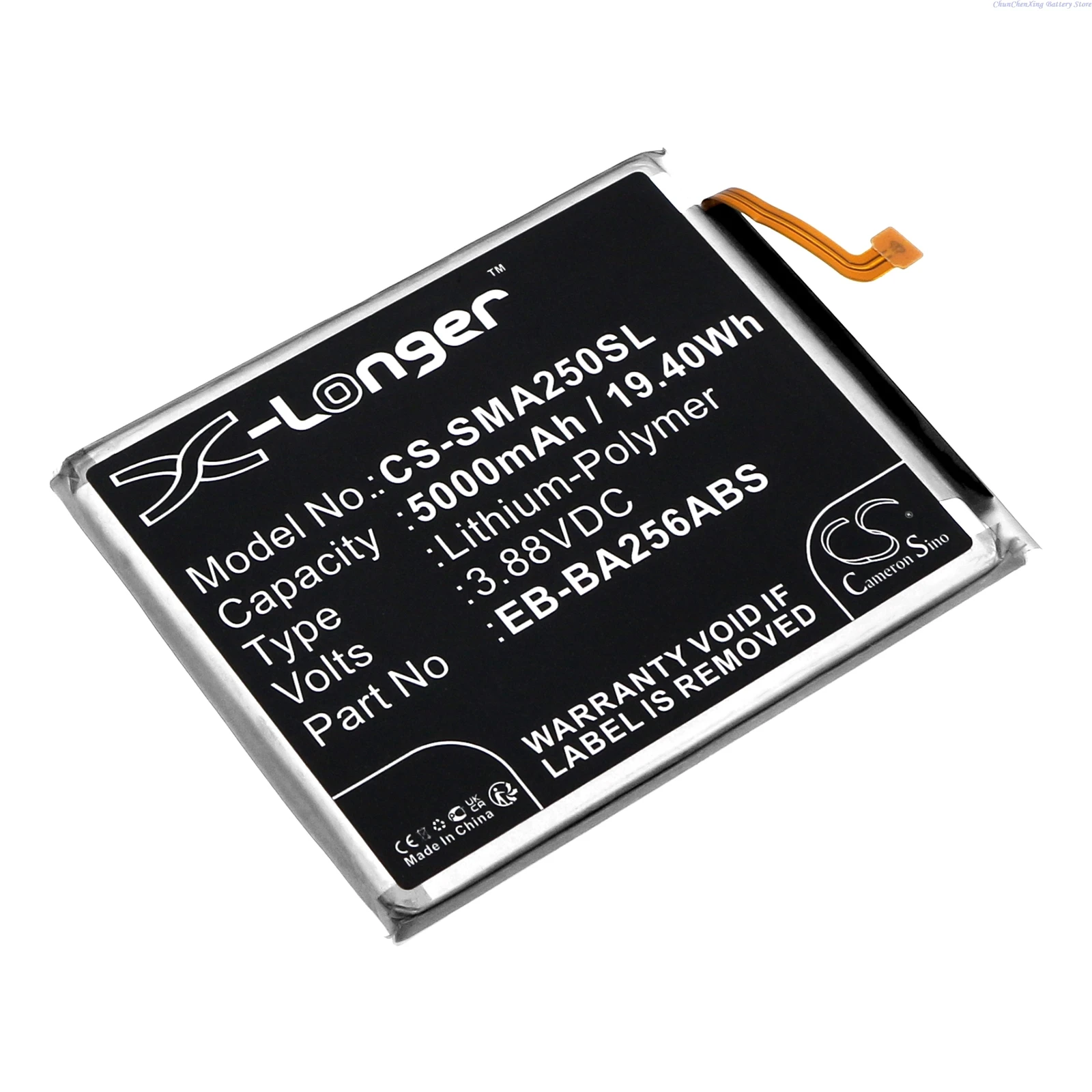 3.88V 5000mAh Battery EB-BA256ABS for Samsung Galaxy A25, A25 5G, A55 5G, SM-A256U, A2560, A256N,A5560,A556E,A556J,A556D +TOOLS
