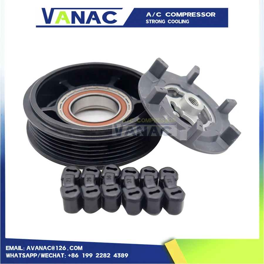 

447180-9790 DCP45003 A/C AC Air Conditoning Compressor Clutch Pulley for Mitsubishi COLT VI 7813A132 7813A058 MR568990 DCP17054