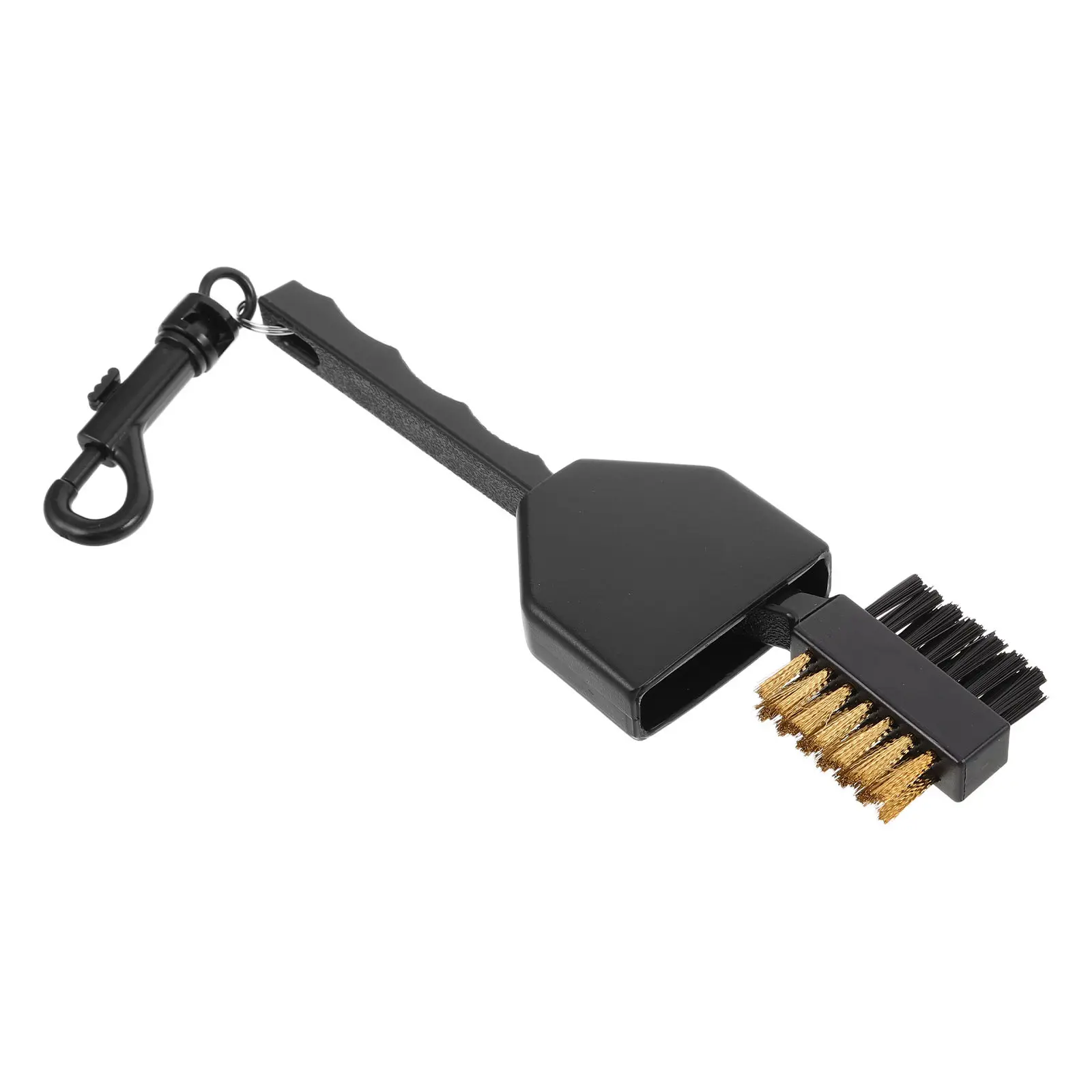 Double-Sided Golf Club Brush Bristles Lightweight Portable Groove Cleaning Tool Efficient Dirt Removal