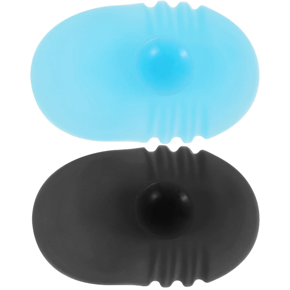 2Pcs Silicone Amblyopia Cover Professional Eye Patch for Vision Training Small Comfortable Eye Protector for Postoperative Daily