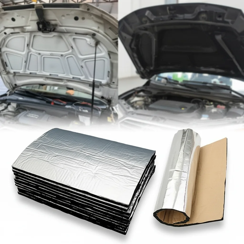 Estera insonorizada para coche, aislamiento acústico, espumas insonorizantes para accesorios de reducción de ruido automotriz, 10 Uds.