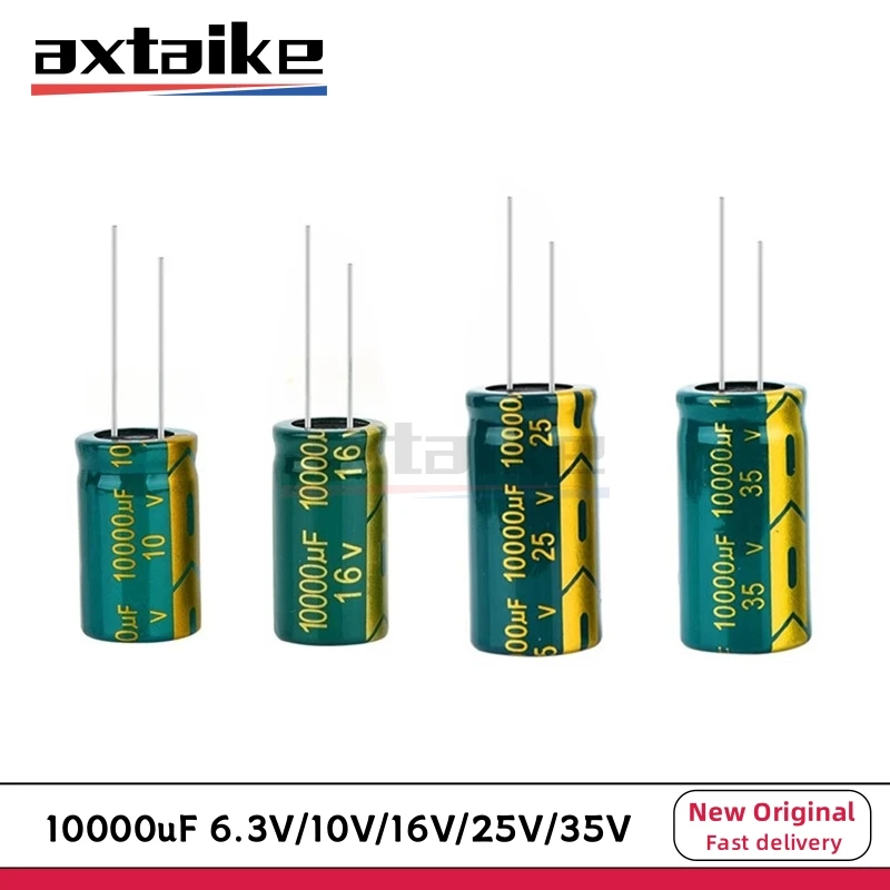 

10000uF 6.3V 10V 16V 25V 35V 16*25/16*30/18*35MM High Frequency Low ESR Aluminum Electrolytic Capacitor DIP